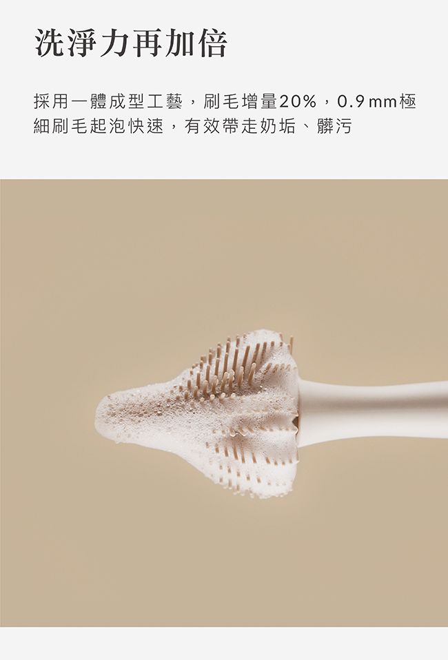 Simba 小獅王辛巴 - 超柔無垢白金矽膠奶嘴刷-小樹(綠)