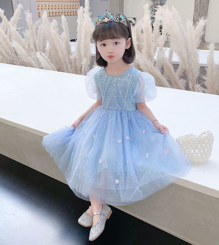 JB clothes - 21165藍色公主風洋裝