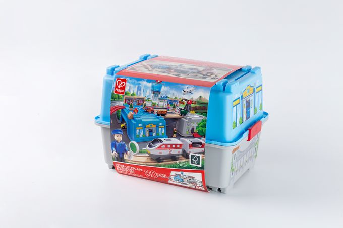 德國 Hape - 城市高速軌道遊戲組