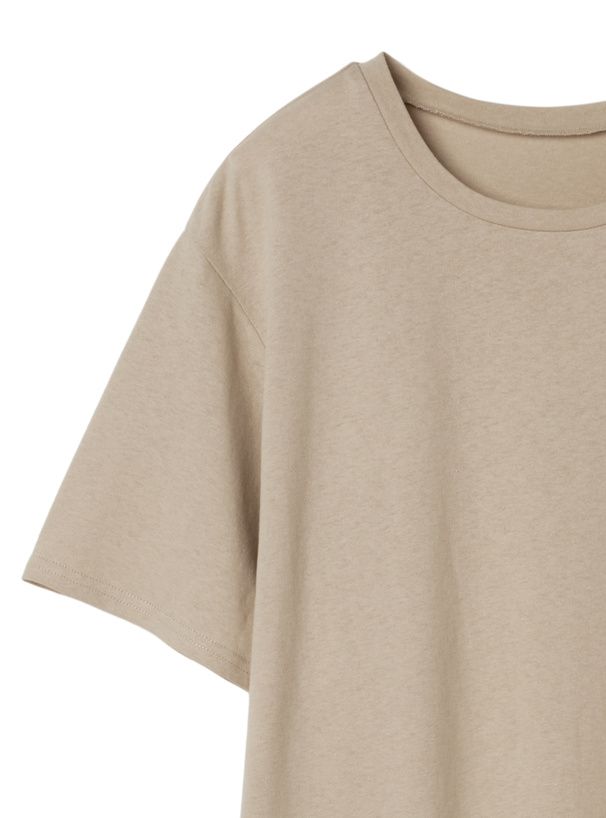 日本 GRL - 純棉透氣百搭短袖洋裝-淺卡其 (F)