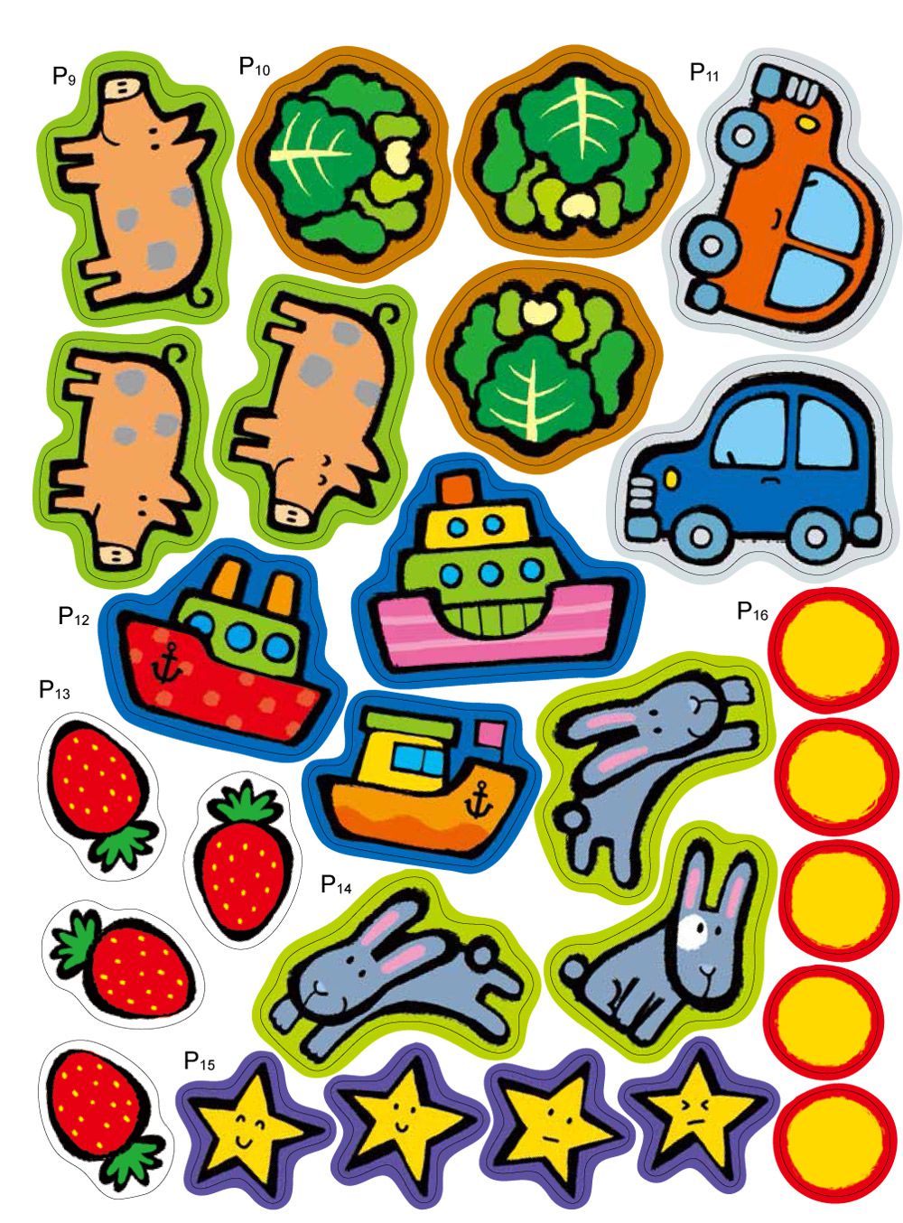 双美生活文創 - 5Q益智貼紙書：大象愛玩水