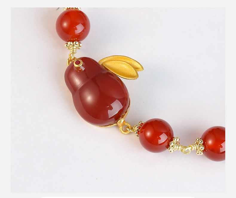 8mm天然和田玉玉兔手鍊-尾鏈款 (13-18cm)