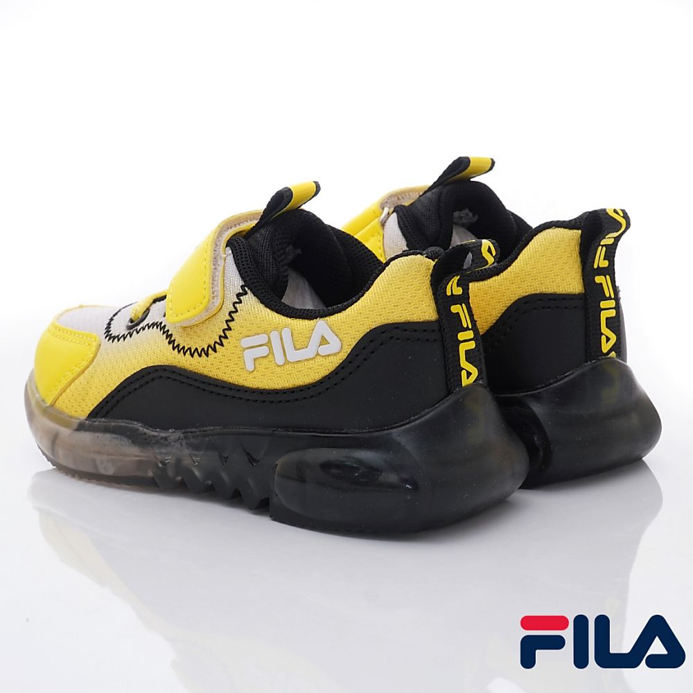FILA - FILA康特杯電燈運動鞋款(中小童段)-運動鞋-黑黃