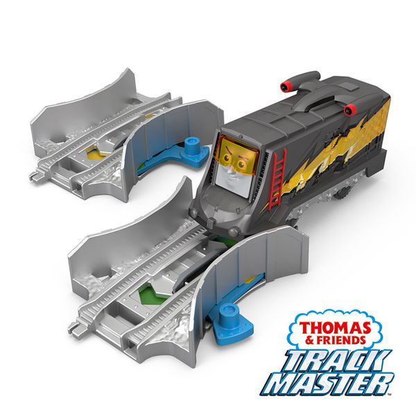 湯瑪士小火車 - 電動系列-TURBO合金車與變速軌道組-Percy