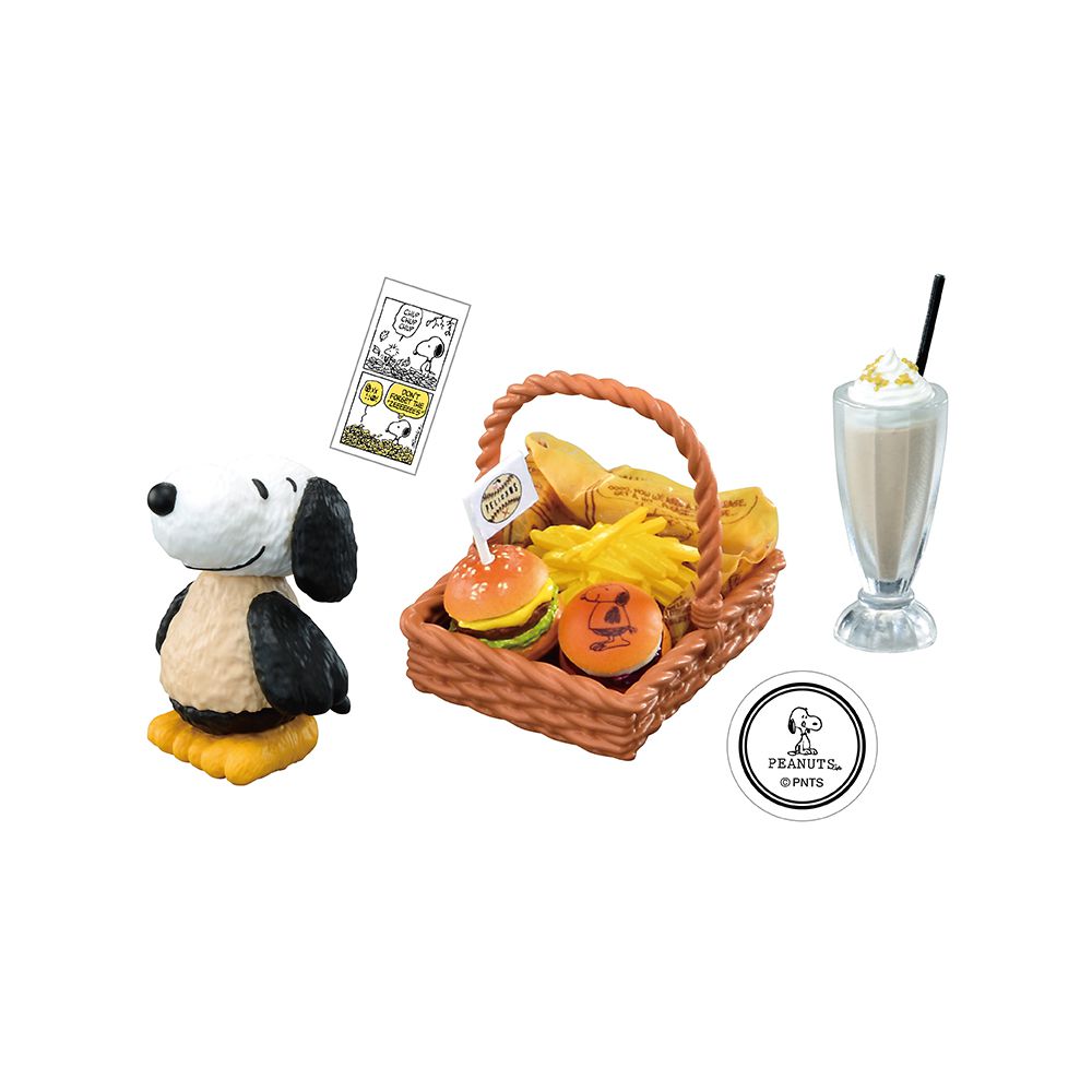SNOOPY系列 史努比和妳一起去PEANUTS Café 整組8種