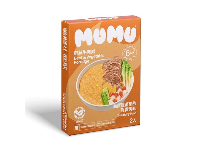 MUMU - 鮮蔬牛肉粥150gx2包/盒