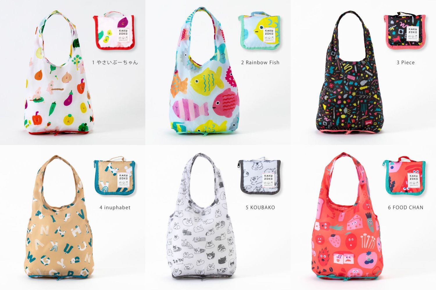 日本 IROHA - 可摺疊收納 寬底便利環保購物袋-基本款-喜樂線條 (S(24x58x13cm))-容量8L/耐重12KG