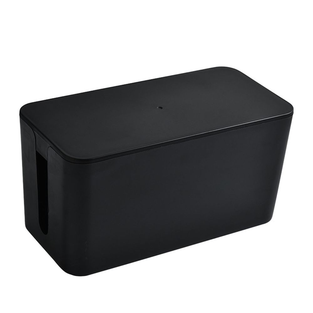 電源線收納整理盒-小號-黑色 (23.5x11.5x12cm)