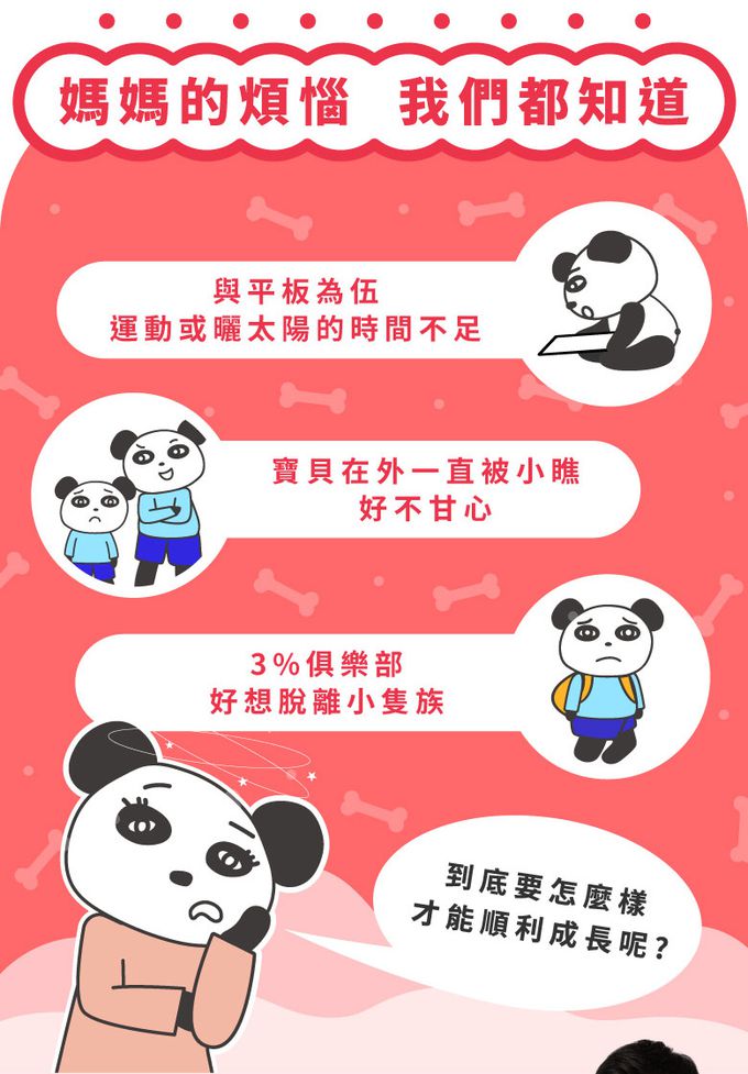 鑫耀生技Panda - 全方位成長-膠原海藻鈣錠+綜合酵素營養錠-200錠+200錠