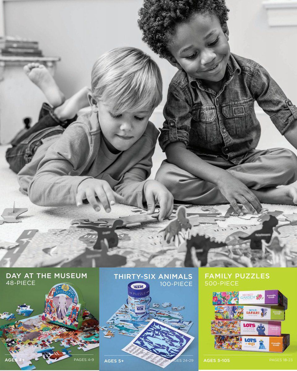 Crocodile Creek - 探索主題拼圖-探索地球宇宙-48片-4歲以上