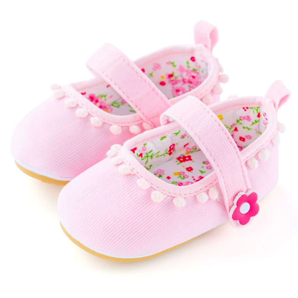 nikokids - 軟Q底學步鞋-粉色(SG578)