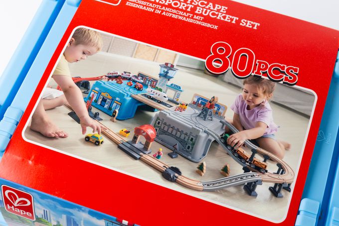 德國 Hape - 城市高速軌道遊戲組