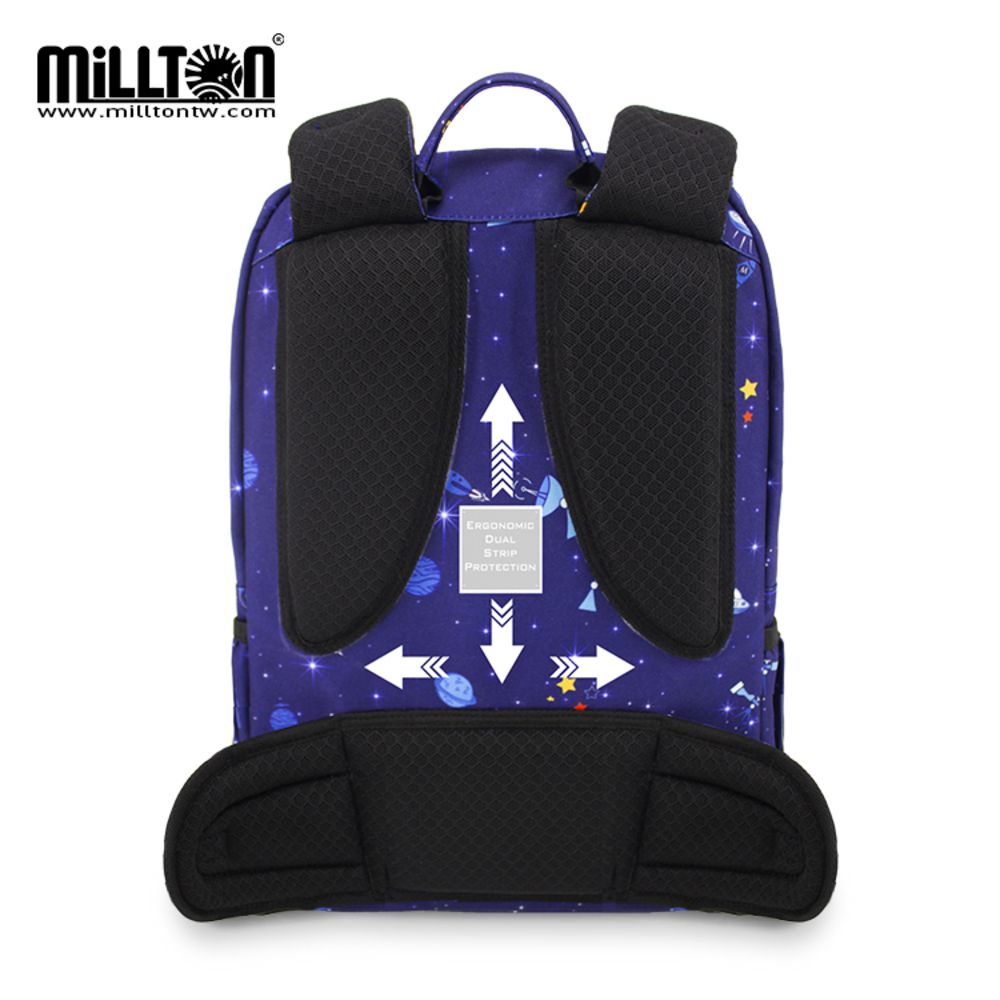 軍規雙軸護脊書包｜藍星探索Space Explorer｜20L 700g