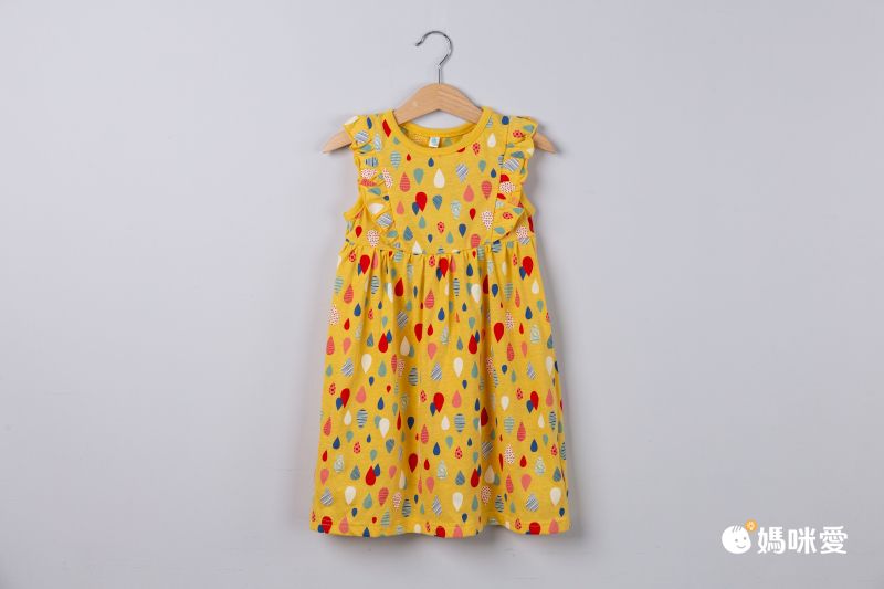 日本西松屋 - 華夫格異素材絲帶長袖上衣-白x藍紫