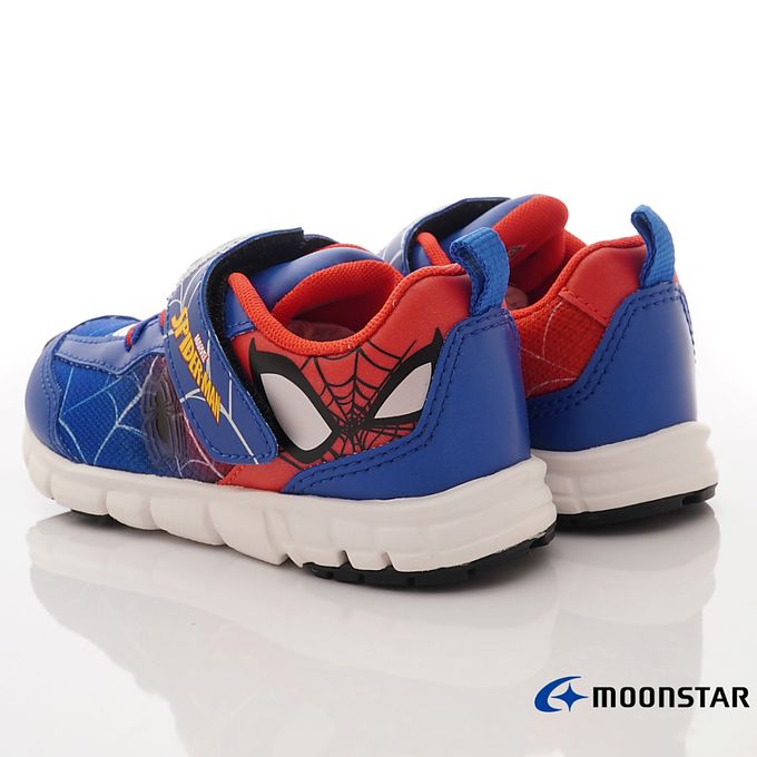 Moonstar日本月星 - 漫威聯名運動鞋-蜘蛛人(中小童段)-運動鞋-藍