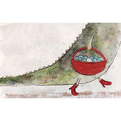 小鱷魚，最怕水