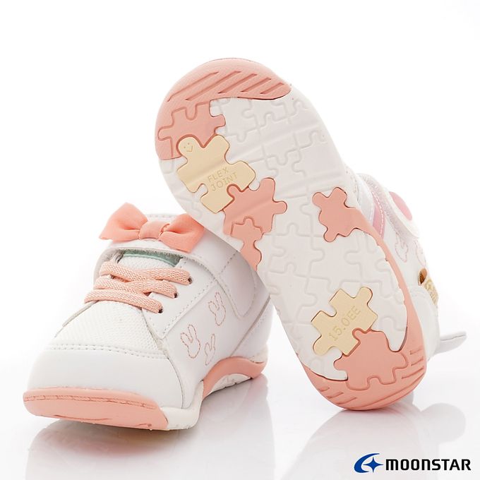 Moonstar日本月星 - 赤子心系列機能童鞋-CRC23331白(中小童段)-機能運動鞋-白