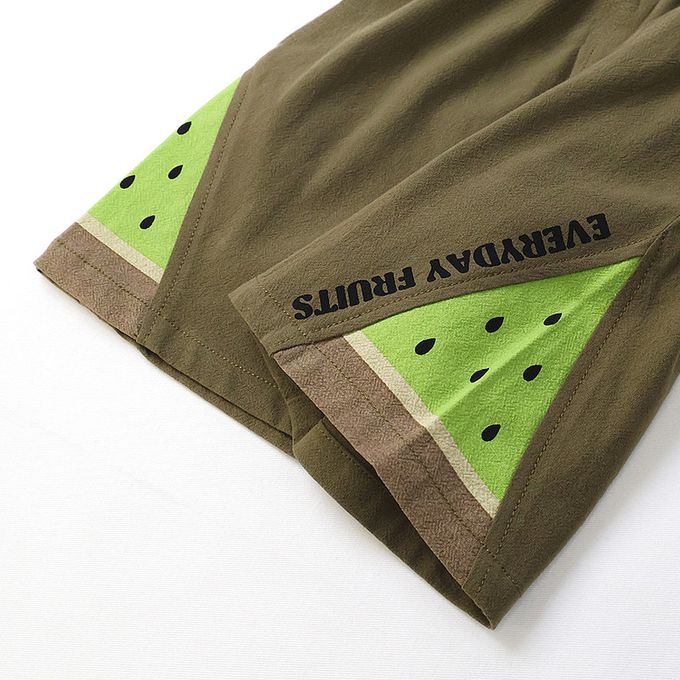 日本 ZOOLAND - 100%棉 水果切片印花舒適短褲-西瓜