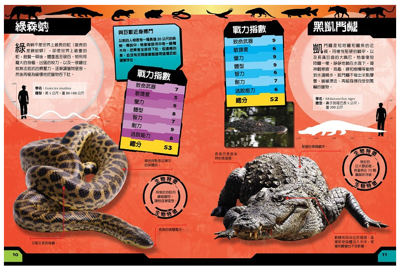 國家地理猛獸大對決：史上最凶猛的肉食動物擂臺賽 (精裝 /80頁 /全彩印刷)