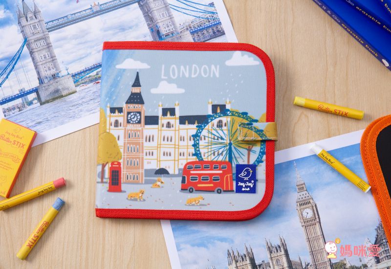 美國Jaq Jaq Bird - 攜帶型粉筆畫冊-城市系列-阿姆斯特丹