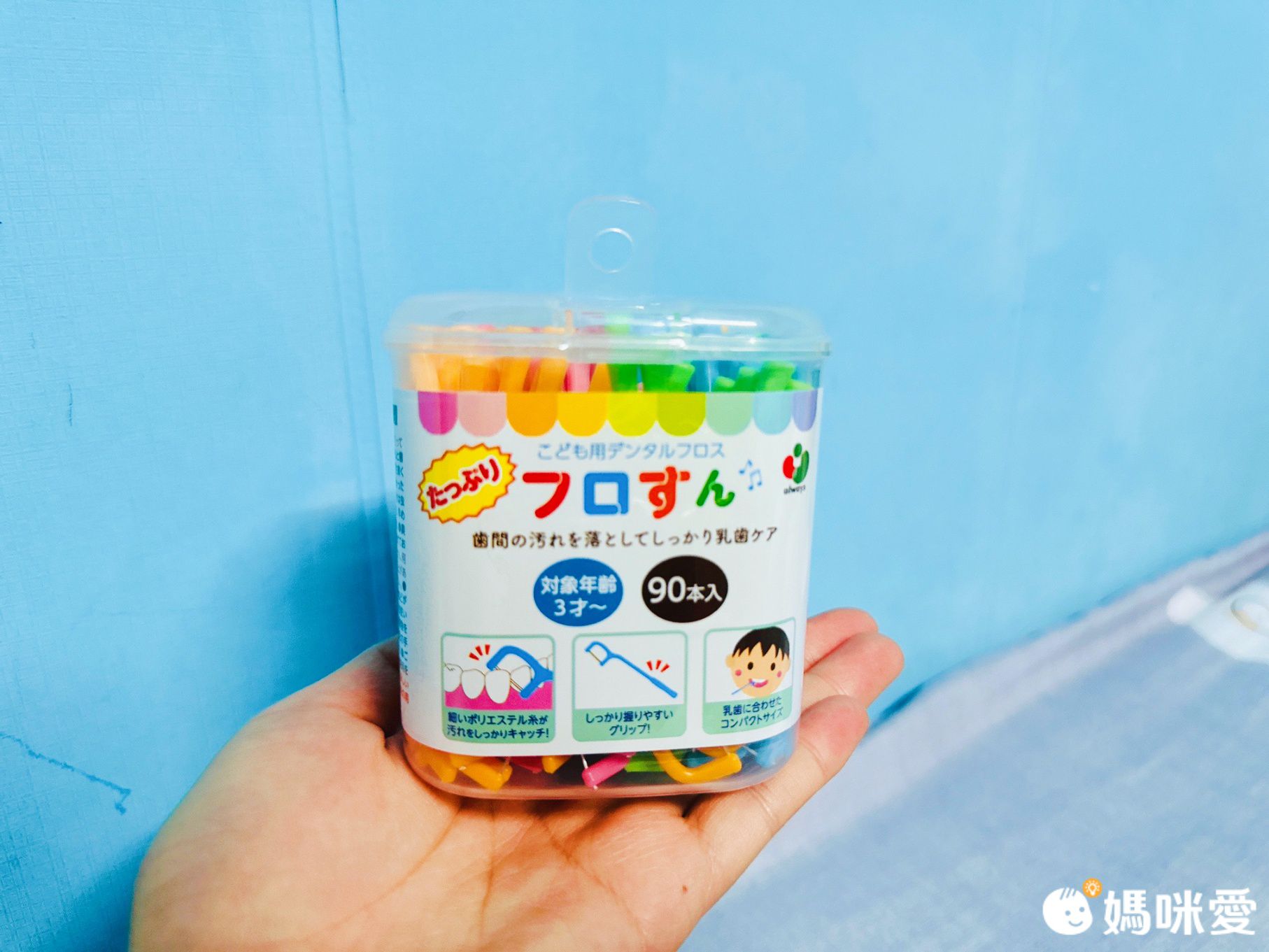 akachan honpo - always色彩幼童用牙線棒-90支