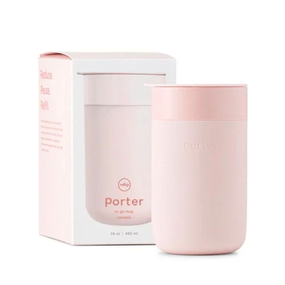 美國 W&P - 陶瓷咖啡杯-粉紅色-16oz/480ml