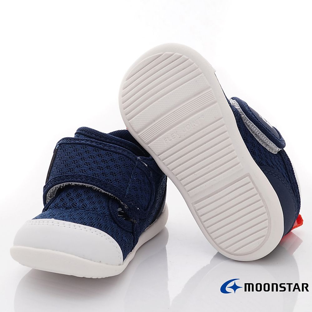 MOONSTAR日本月星 - 休閒機能寶寶學步鞋(寶寶段)-深藍