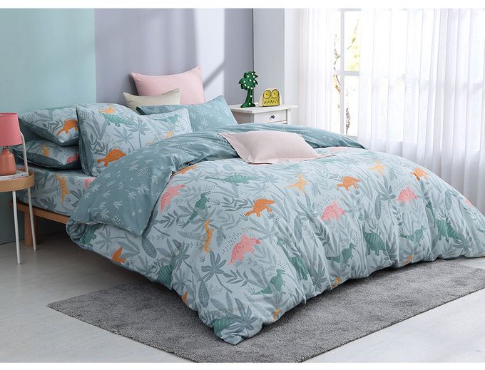 鴻宇 HongYew - 雙人加大床包枕套組 100%精梳棉 純棉-里奇探險