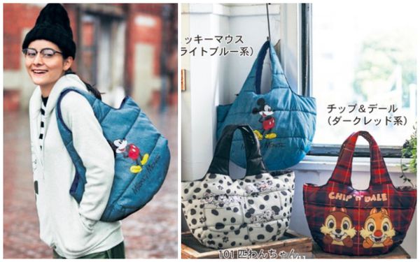 日本迪士尼 - 迪士尼輕量空氣托特包-米奇 (47(底部26)×30×17cm)