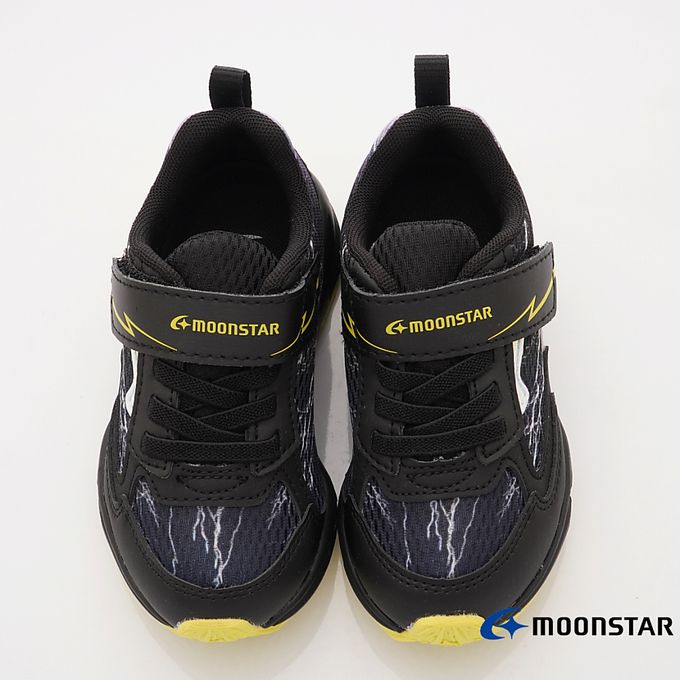 Moonstar日本月星 - 月星MSCN-3E競速運動款(中大童段)-運動鞋-黑