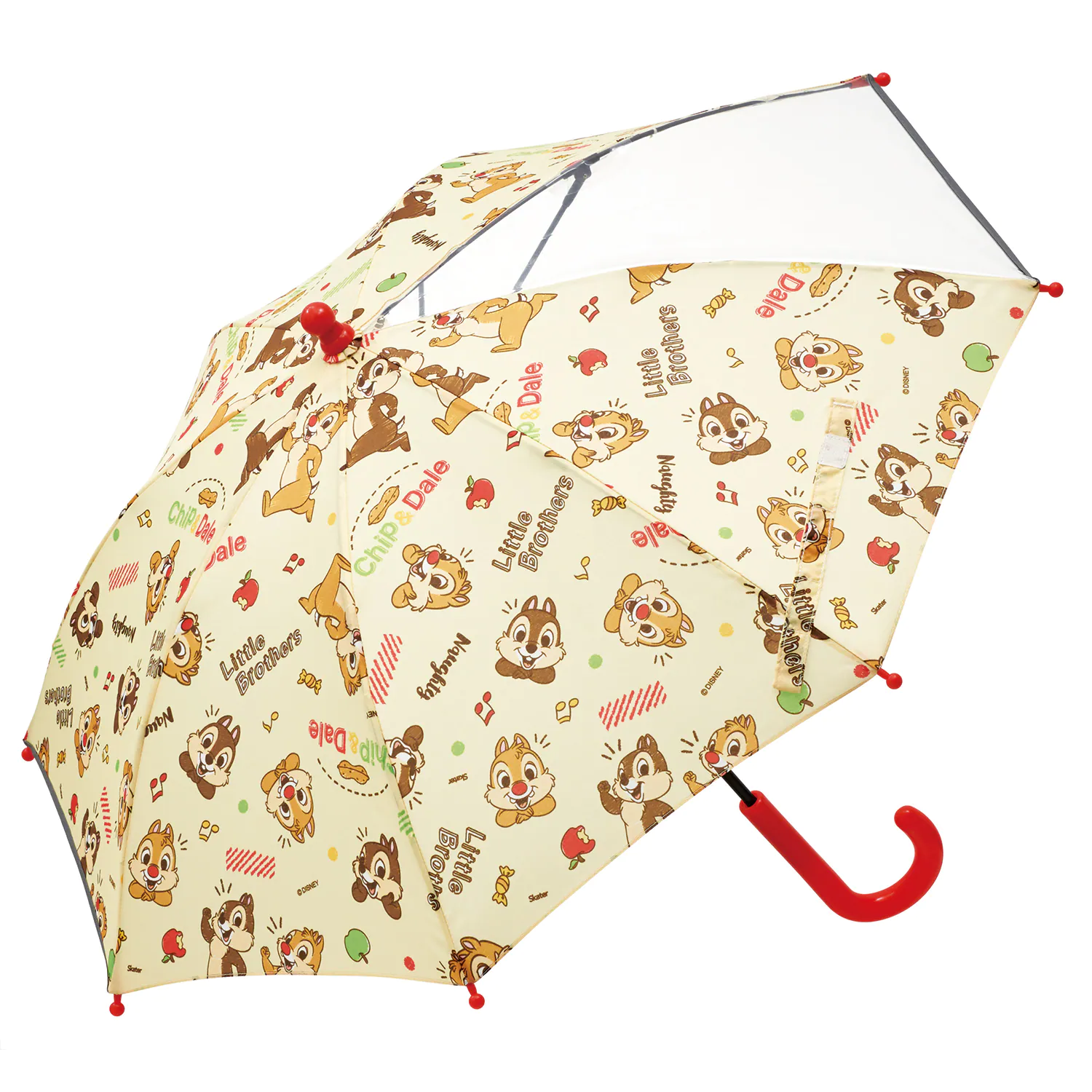 日本千趣會 - 迪士尼 印花兒童直傘/雨傘(附透明窗)-玩具總動員-草綠 (35cm)-身高85-95cm