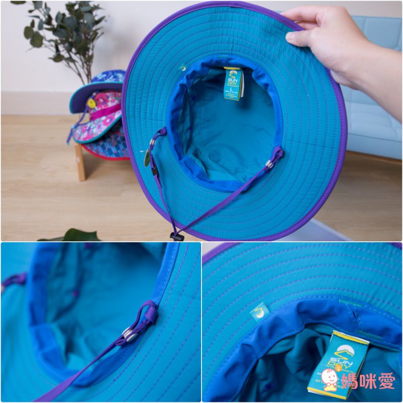 Sunday Afternoons - 兒童防曬帽-兒童抗UV雙面圓盤帽Kids Clear Creek Boonie-河川藍