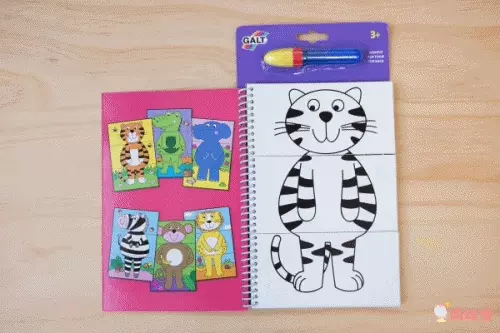 小小孩塗鴉啟蒙【英國GALT】水畫本，沾水塗色不怕亂畫！