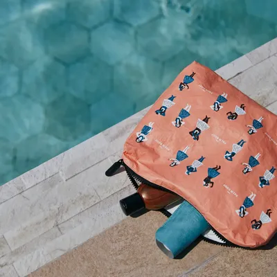 時尚渡假風 ❤ THE PALM ROOF 防潑水收納袋｜霧面高質感