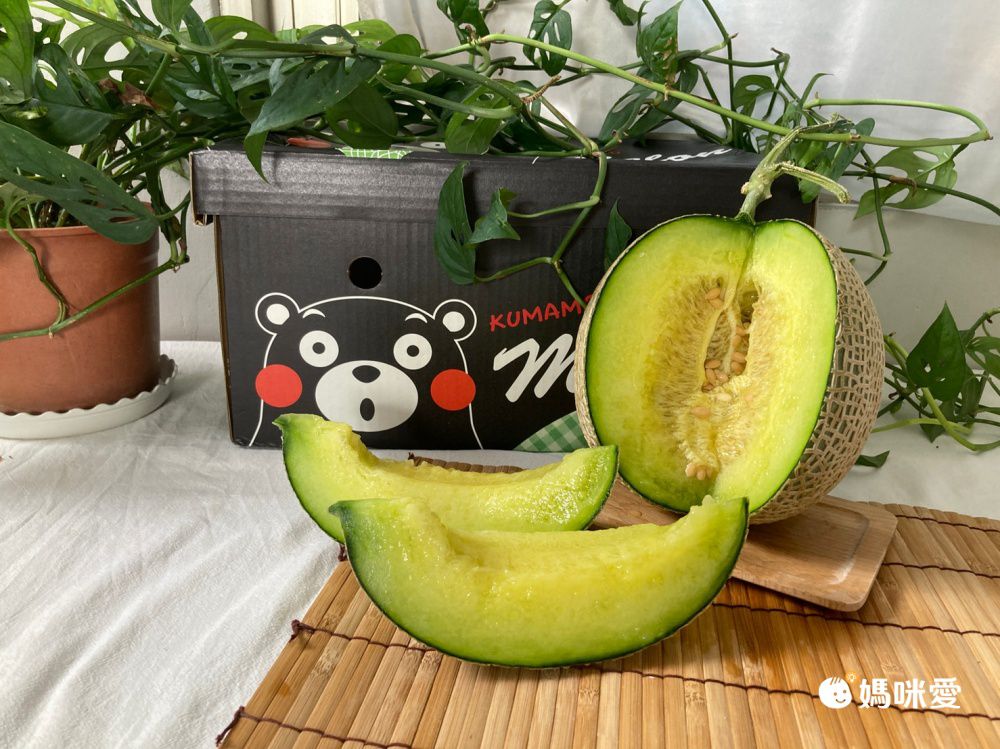 甜度高達20度！【日本熊本熊 溫室綠肉哈密瓜】空運直送
