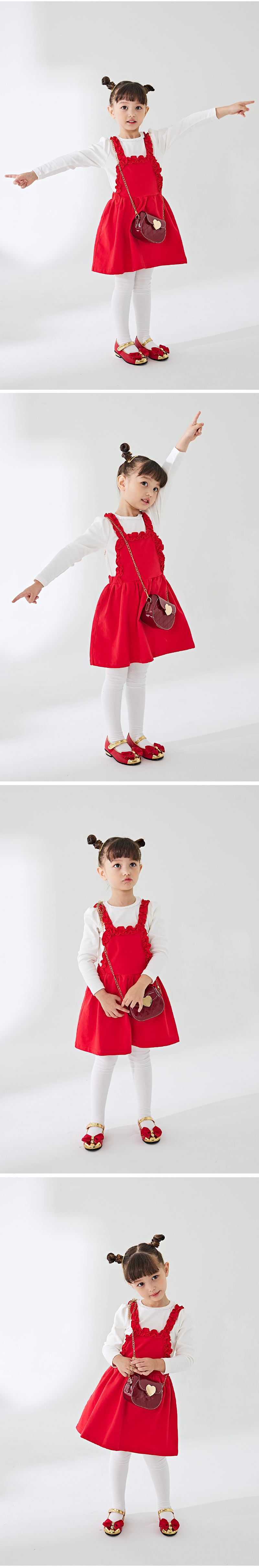 韓國 OZKIZ - 領口蕾絲點綴上衣-白