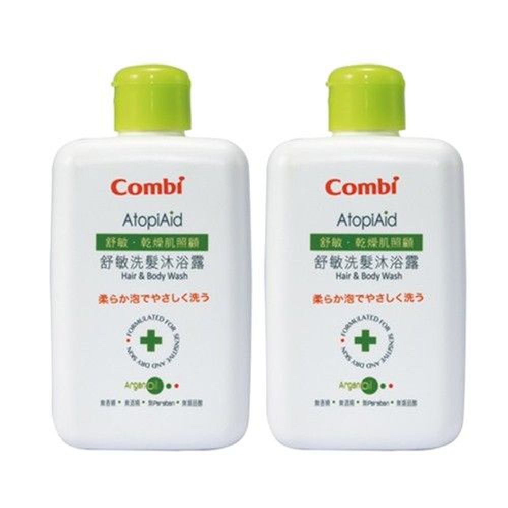 日本 Combi - 舒敏洗髮沐浴露-兩入組-250ml*2