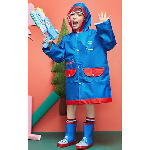 韓國lemonkid - 牛津布造型雨衣-藍色機器人