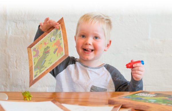 在家擁有小小畫室【澳洲 Tiger Tribe】旅行著色盒＆窗花彩繪