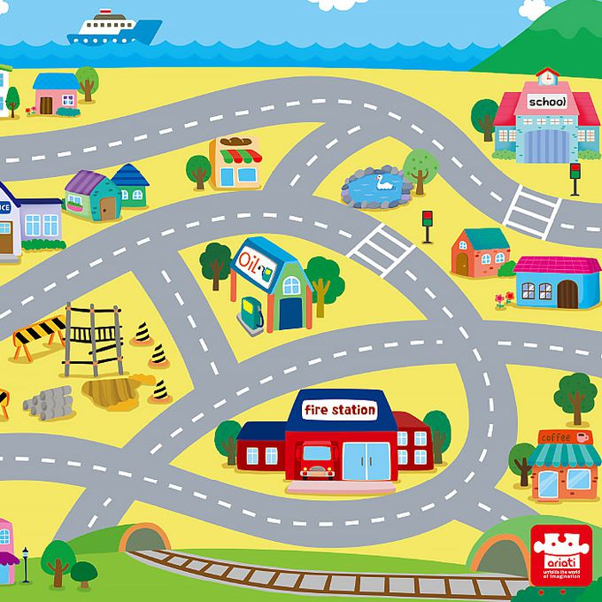 韓國 Ariati - 迷您磁性貼-交通