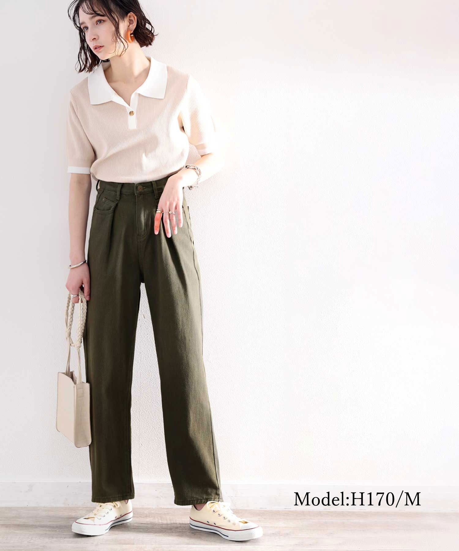 日本 Classical Elf - [熱銷NO.1]  舒適顯瘦打褶長褲-黑