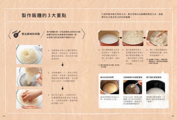 餡料滿滿!手捏爆漿飯糰:輕食生活減塑套組【1書+1蜂蠟保鮮布】