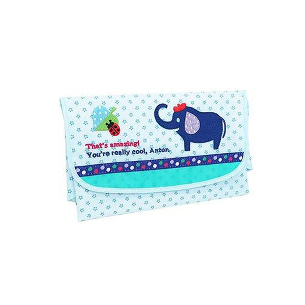 日本 KNICK KNACK - Baby POETIC 尿布墊收納包-大象