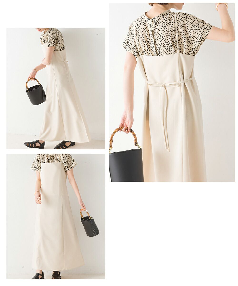 日本 OMNES - 百搭簡約綁帶吊帶裙-經典黑