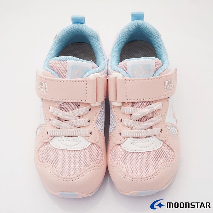 Moonstar日本月星 - HI系列休閒機能童鞋-MSC232384水蜜桃(中小童段)-機能運動鞋-水蜜桃