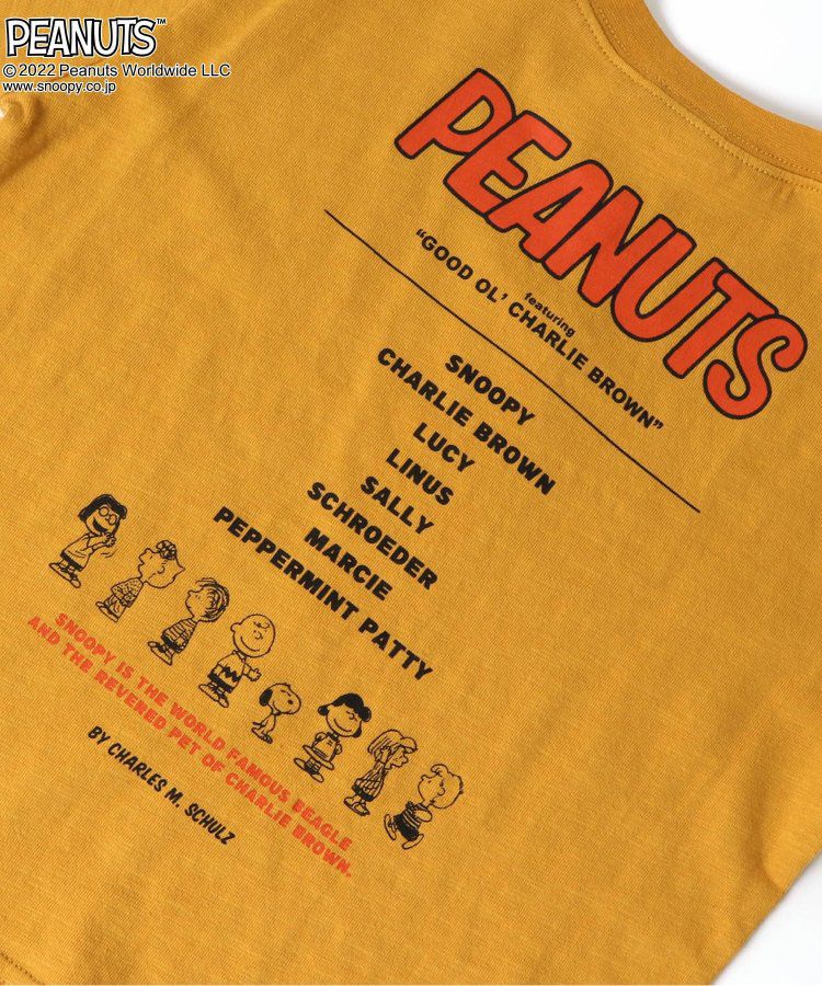 日本 BREEZE - 聯名款 史努比印花長袖上衣-黃