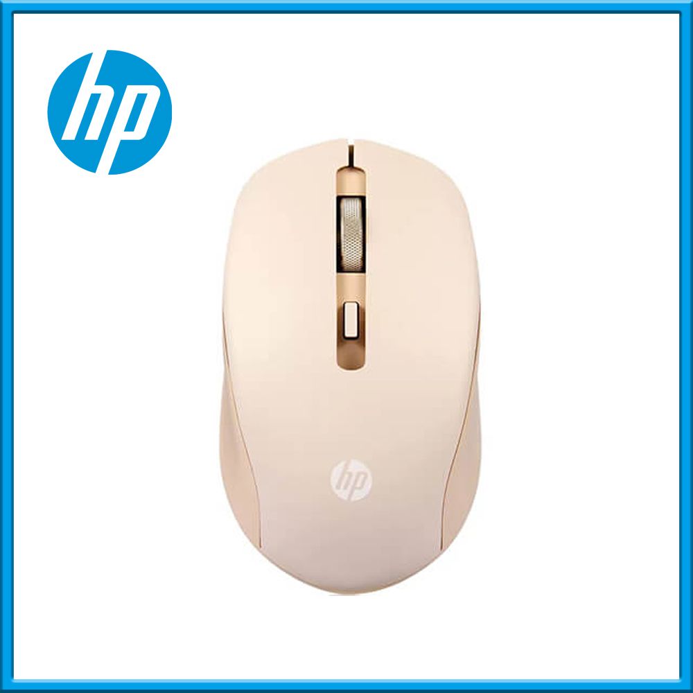 HP-HP惠普 - S1000 PLUS 無線滑鼠 (內有附電池)-奶茶色