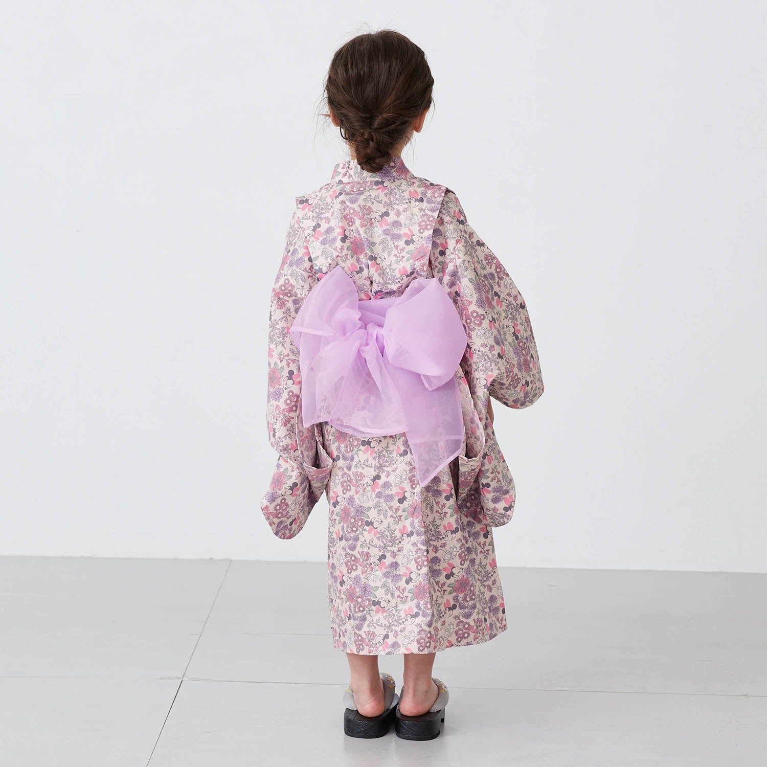 日本千趣會 - 迪士尼 可當洋裝穿的2 WAY浴衣組合-冰雪奇緣-水藍