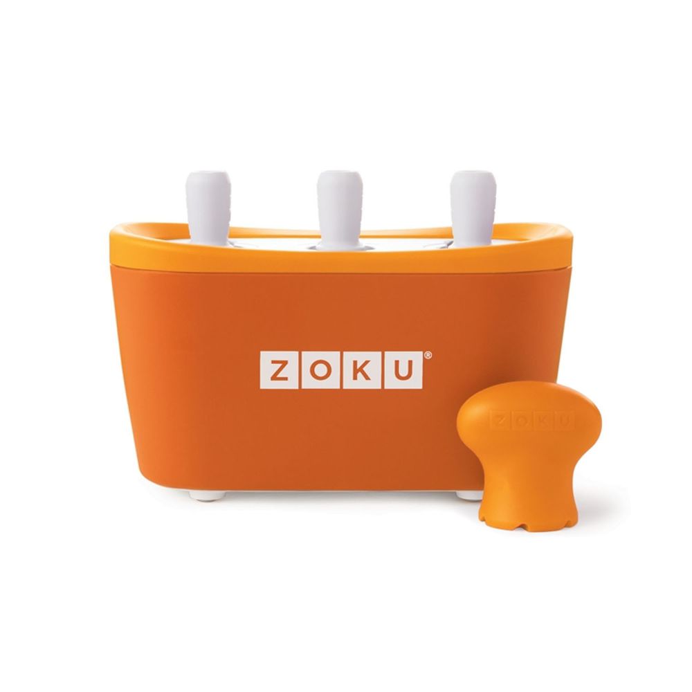 美國 ZOKU - 快速製冰棒機-橘色 (21x11.4x12.1cm)-3支裝
