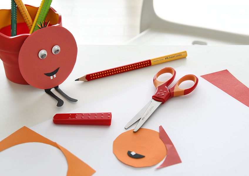 輝柏 FABER-CASTELL - 好點子安全剪刀(顏色隨機)